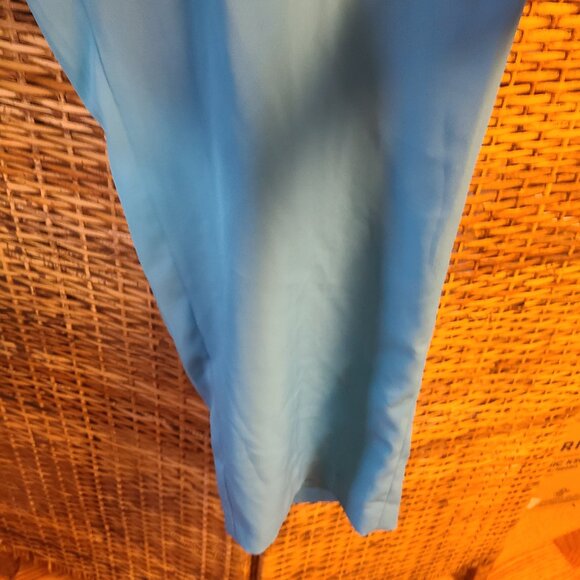 Draper's and Damon's Turquois Blue Pants Size 2X Elastic Waist Pockets - Picture 4 of 6